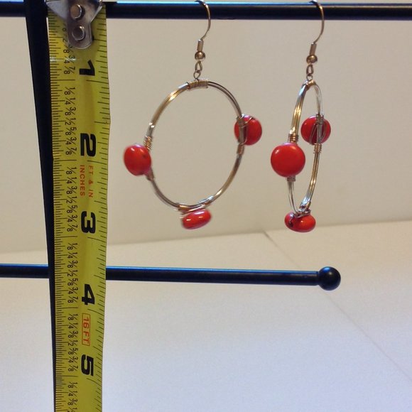 3/$15: Boho Gold Round Earrings - Picture 3 of 3